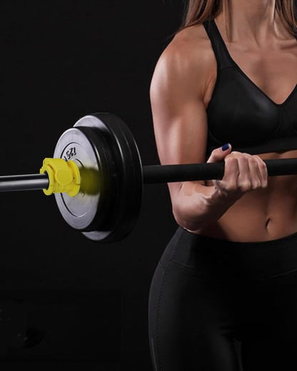 Barbell Clips 1 Inch Quick Release Weight Clamps 0.9-1.18inch Multi-Size Adjustable Olympic Clamps for Bars