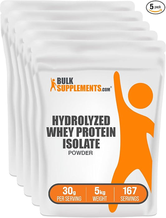 BulkSupplements.com Hydrolyzed Whey Protein Isolate Powder - Clear Whey Isolate Protein