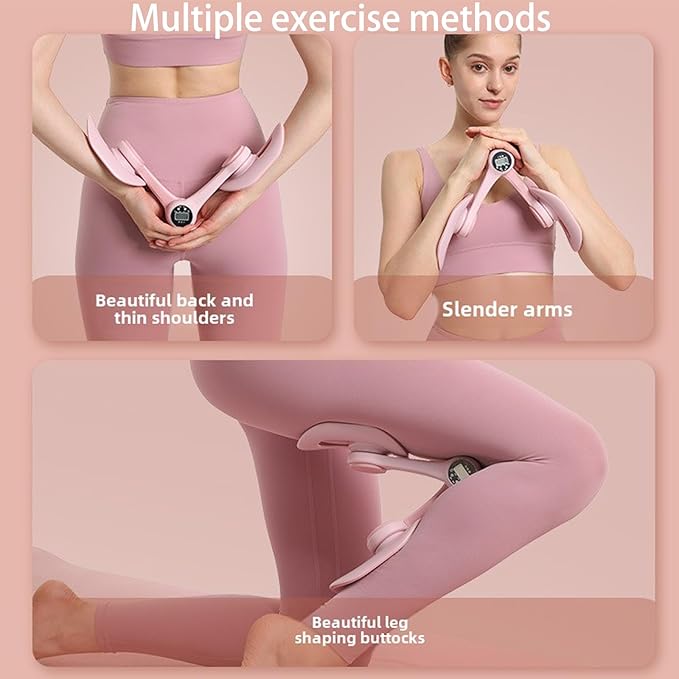 Thigh Master Thigh Exerciser for Women – Pelvic Floor Exercise Devices for Home Fitness, Leg & Hip Toner for Postpartum Recovery, Strength Training & Slimming