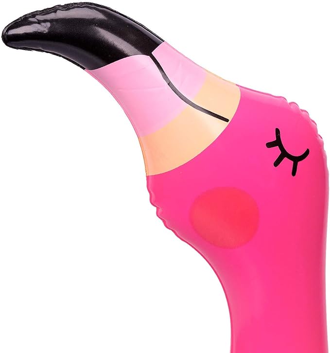 3 PCS Flamingo Inflatable Ring Toss Game - Pool Party Toys Supplies Luau Decorations