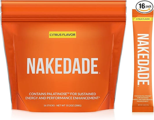 Nakedade Citrus – Performance Enhancing Sports Drink Powder - Electrolyte Powder – No GMOs or