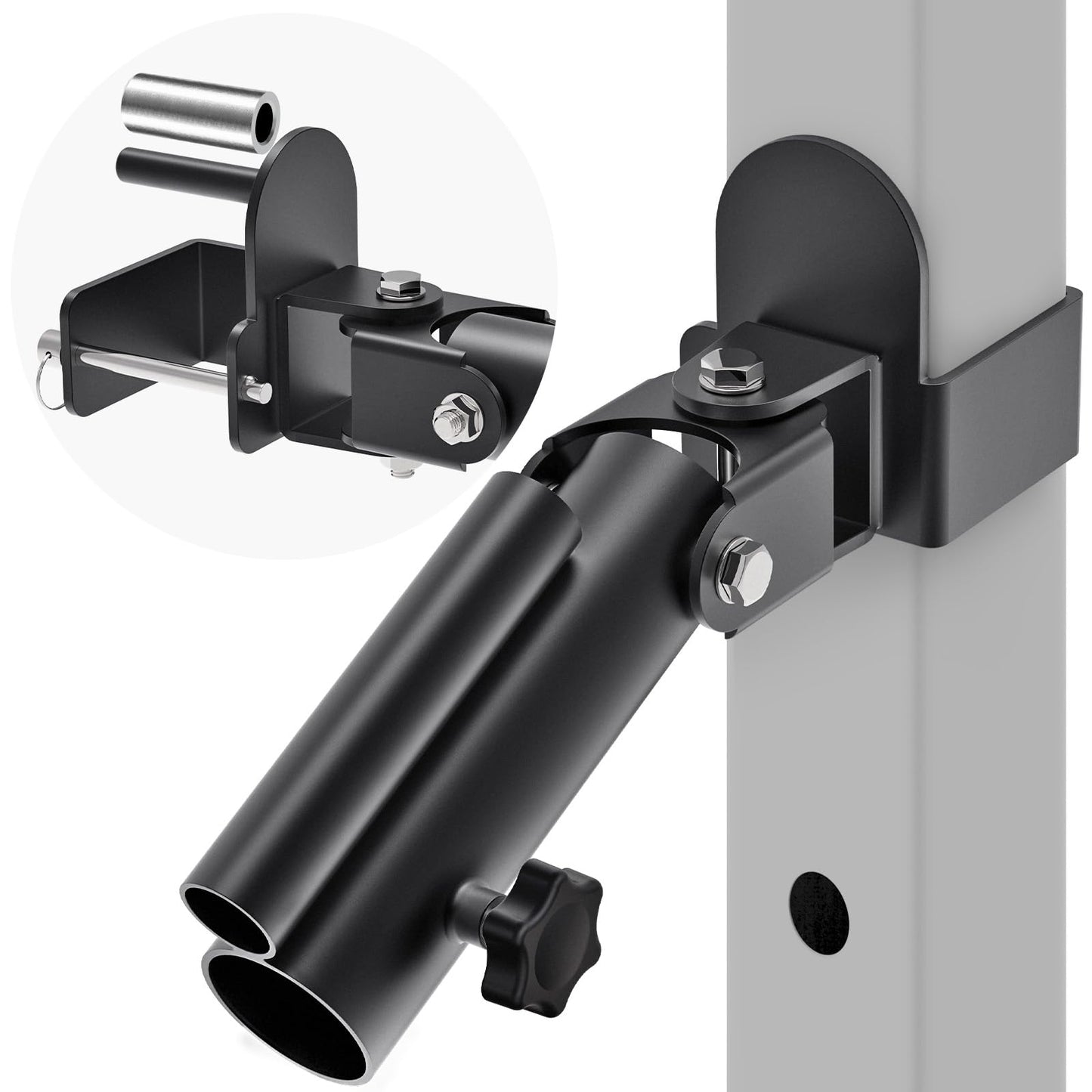 SELEWARE Landmine Attachment for 3"x3" Power Rack with 5/8" or 1" Hole