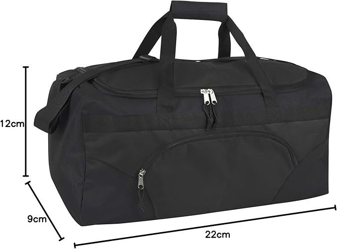 40 Liter, 22 Inch Reflective Duffle Bag with Shoulder Strap for Men, Women, Travel
