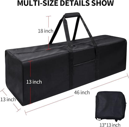 Urbanstand 46 Inch Travel Duffle Bag Extra Large Sport Equipment Duffel Bags with 2-way Lockable Zippers