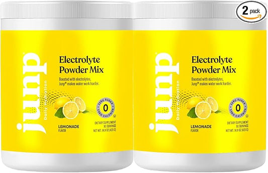 JUNP Electrolytes Powder No Sugar No Carbs – Fresh Squeezed Lemonade Drink Mix - Potassium & Salt