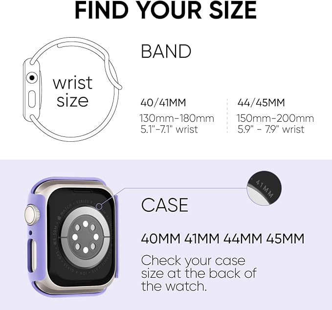 Compatible for Apple Watch Series 11 10 Band 42mm and Case with Screen Protector, Soft Silicone Sport Strap Bands and Protective Cover with Tempered Glass for iWatch Series 11 10