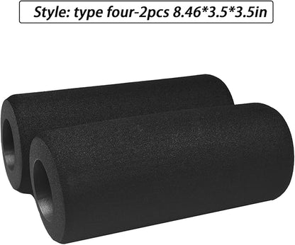 Foot Foam Pads Rollers Replacement(8.46 * 3.5 * 3.5in),Padding for Inversion Table, Workout Bench, Sits Ups Replacement Parts, Home Gym Accesories