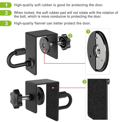 Kipika Door Anchor for Resistance Bands, Heavy Duty Door Anchor Attachment, Workout Door Mount