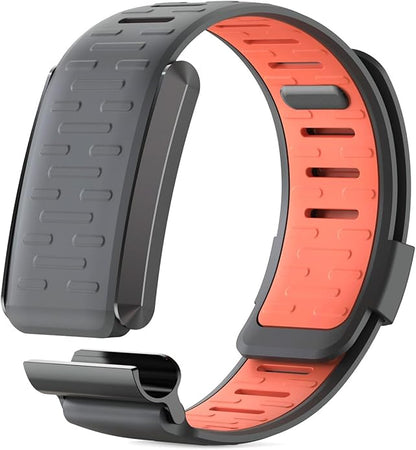 Men Women Soft Silicone Wristband Compatible with Whoop 4.0 Band Strap, Replacement Adjustable Breathable Sport Band for Whoop 4.0 & U-shaped Metal Frame