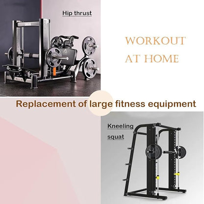 2025 New Hip Thrust and Kneeling Squat Set, Come with 90lbs Portable Exercise Equipment for Glute Training, Leg Extension Home and Gym Workout, Workout Anywhere