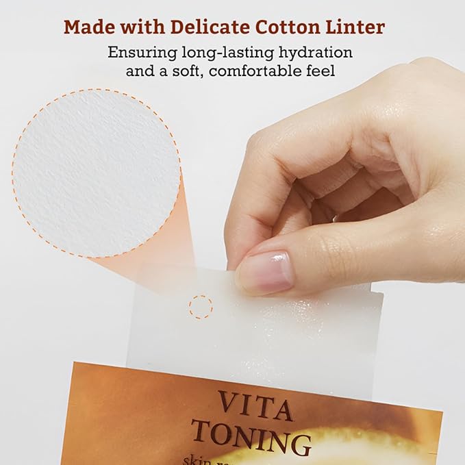 LEADERS Vita Toning Skin Renewal Mask ??Nourishing & Revitalizing Sheet Mask for Healthy Skin | Soft, Breathable, & Skin Friendly Face Mask ??10 Sheets