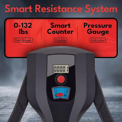 Thigh Master, 0–132lbs Adjustable Resistance, 3-in-1 Pelvic Floor Exercise Devices, Inner Thigh Exerciser, Kegel Exercise for Men & Women, Home Gym Fitness