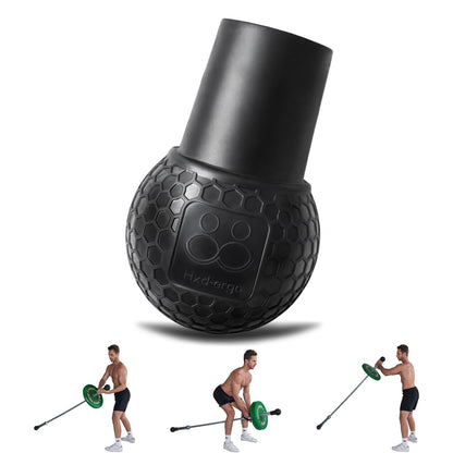 HXD-ERGO Landmine Attachment for Barbell, T Bar Row Attachment Fits 2 Inch Olympic Bars（Black）