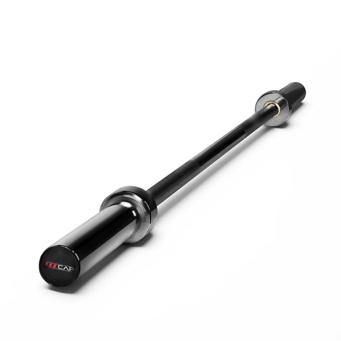 CAP 24lb 6ft Olympic Barbell, Black, Strength Training