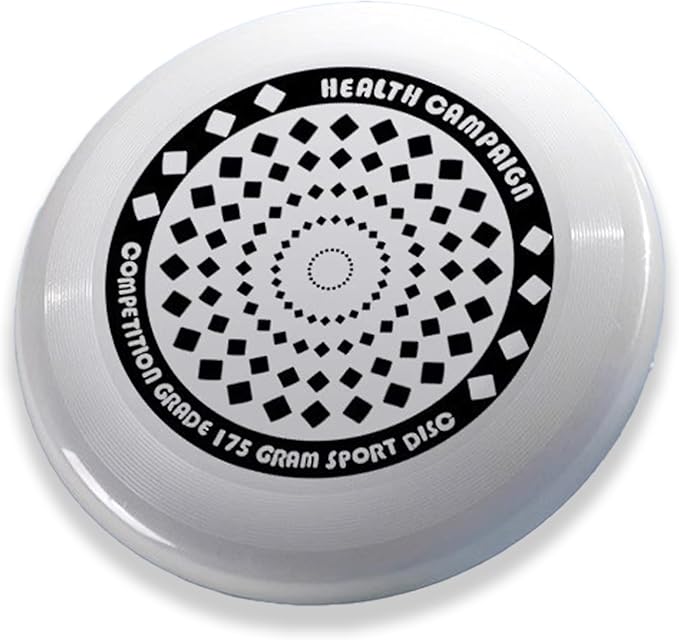 175g Professional Sports Flying Disc for Ultimate & Casual Play, Glow-in-The-Dark Competition Grade Throwing Disc, Diamond/Hurricane Pattern, Perfect for Ultimate Sport, Outdoor Fun and Fitness
