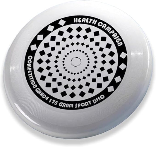 175g Professional Sports Flying Disc for Ultimate & Casual Play, Glow-in-The-Dark Competition Grade Throwing Disc, Diamond/Hurricane Pattern, Perfect for Ultimate Sport, Outdoor Fun and Fitness