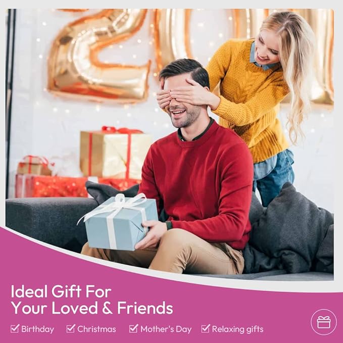 Lavender Eye Pillows for Relaxation, Yoga Eye Pillow for Meditation, Microwavable Weighted Eye Pillow for Yoga, Moist Heat & Cold Eye Compress with Aromatherapy (Rose Red)