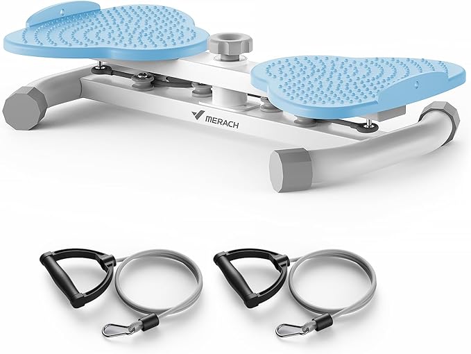 MERACH Waist Twister Machine, Ab Twist Board with 300 lbs Weight Capacity, Abs Workout for Slim Waist and Core Ab Exercise, Noiseless Home Gym Exercise Equipment for Women Men