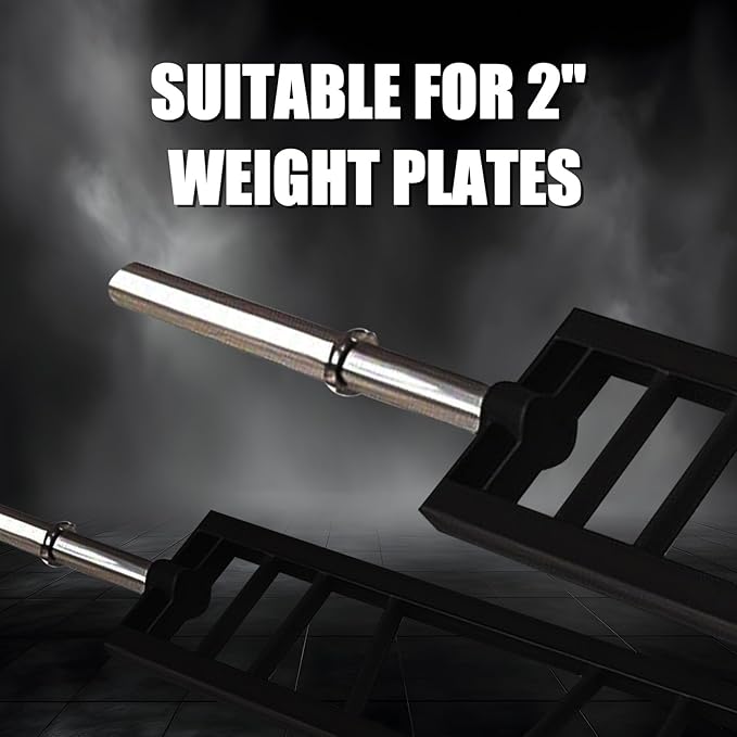 Multi Grip Barbell Swiss Bar | Cambered Barbell Multi Grip Olympic Barbell, Fits 2-inch Olympic Weight Plates, For Home Gym & Support Pressing, Lifting & Curls