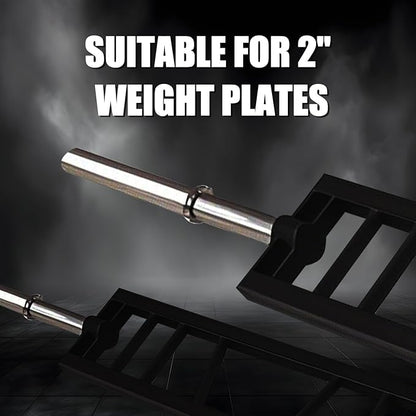 Multi Grip Barbell Swiss Bar | Cambered Barbell Multi Grip Olympic Barbell, Fits 2-inch Olympic Weight Plates, For Home Gym & Support Pressing, Lifting & Curls