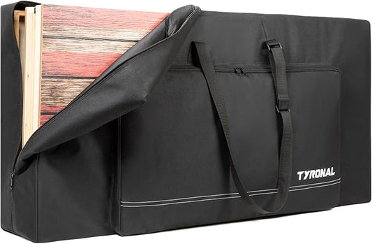 Cornhole Carrying Case Fits 4' x 2' Regulation Size Board, Cornhole Carrying Bag with Protective