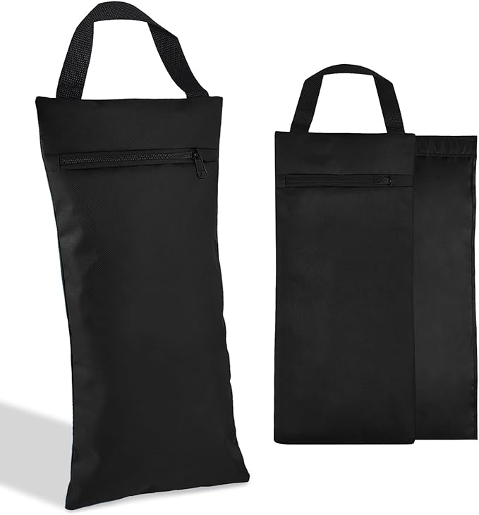 Unfilled Sandbag with Dual Compartment for Yoga 2 Pack Not Include Fillers