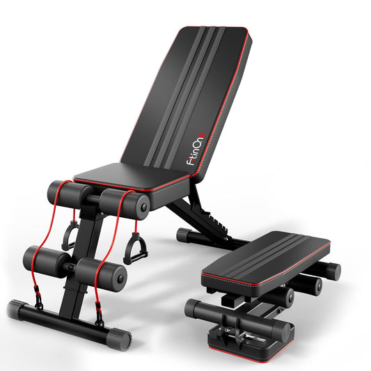 FitinOne Adjustableb Weight Bench for Home Gym, Foldable Bench Press for Full Body Workout, 660 lbs
