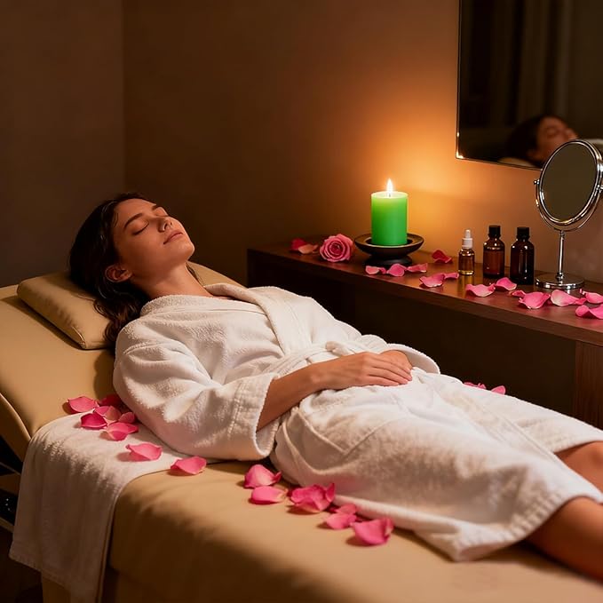 6 Packs Unscented 2.75x4 Inch Light Green Colored Pillar Candles, Non-Toxic Dripless Cylinder Wax Candles for Home Table Holiday Party Spa Decor Emergency Power Outage