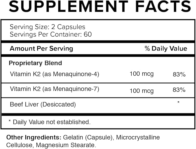 New from Kale Buster | Ultimate Joint Support | Increased Energy | Decreased Brain Fog | Loaded with Vitamin K2 | Better Than Kale | Dave Asprey?™s Favorite |120 Capsules (60Day Supply)