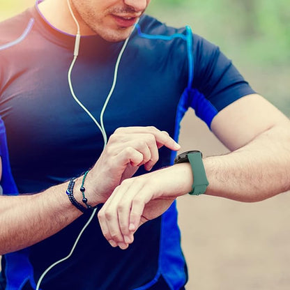 Amzpas Silicone Band for Coros PACE 2/ APEX 42mm/ APEX 2, 20mm Quick-Release Replacement Wristband Sport Strap for Men Women