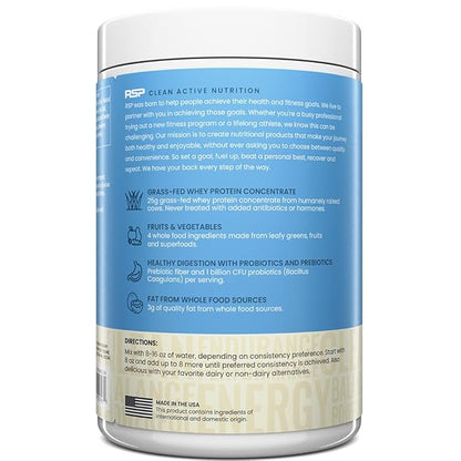 TrueFit Gut Healthy Protein Powder, Grass-Fed Whey Meal Replacement Shake with Prebiotics, Probiotics, & Organic Superfoods, Keto, Gluten Free 1.85 lbs
