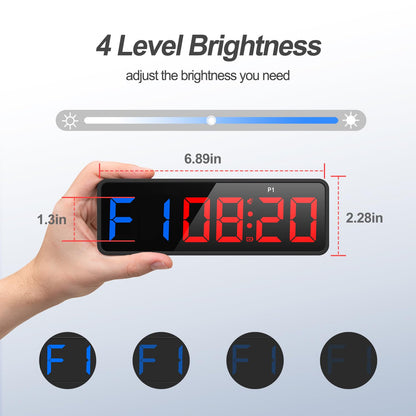 ANJANK Small Portable Gym Timer Clock, Strong Magnet, Workout Interval Timer with Powerful Battery