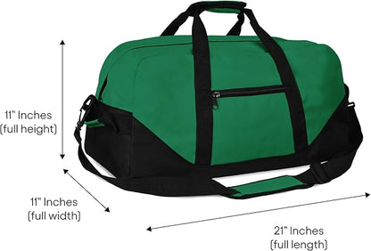 21" Large Duffle Bag with Adjustable Strap