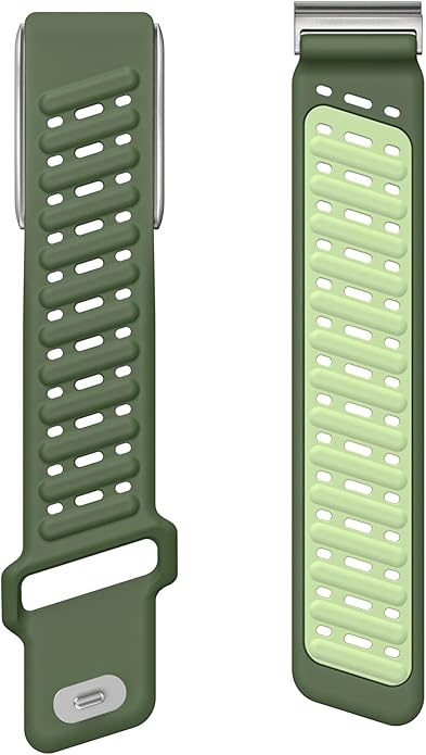 VeveXiao Rugged Comfort Silicone Wristband Compatible with WHOOP 5 | Whoop MG Band, Durable Soft Silicone Sports Loop Replacement Bands for Men Women with Metal Frame Connector