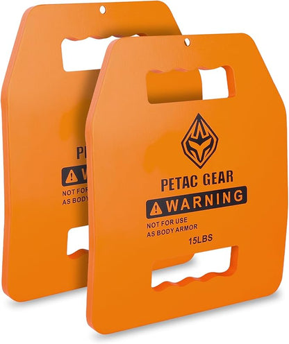 PETAC GEAR Tactical Weights Plates For Weighted Vest For Men Workout,5/10/15/20 LBS Weight Strength Training Vests Equipment Workout Gear