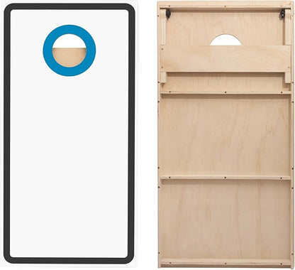 Cornhole Board Set - No Bounce,Regulation Size 4x2 ft,Made of 1/2" Pine Plywood,UV Printing Includes 8 Bean Bags and 2 Cornhole Boards,Perfect for Outdoor Games and Gatherings
