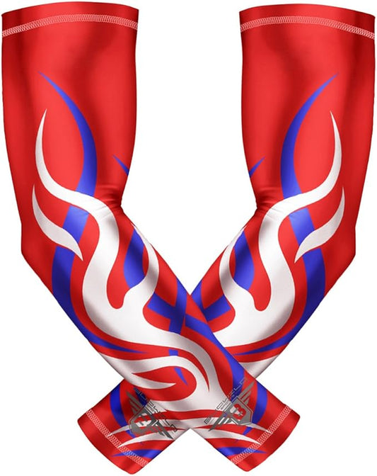 Bucwild Sports Baseball Arm Sleeve - Youth & Adult 1 Pair - Football Basketball Cycling Tennis