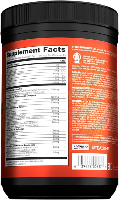 Animal Primal Muscle Hydration + Preworkout Powder ??Contains Beta Alanine, 3DPump, Caffeine & Electrolytes ??Improves Energy, Focus, Endurance & Absorption ??New Candy Crush?™d Flavor, 17.8 oz
