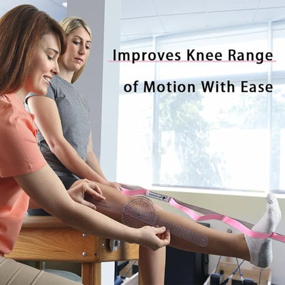 Stretching Strap Yoga Strap with Loops, Stretch Straps for Physical Therapy, Non-Elastic Exercise Strap for Pilates, Dance and Gymnastics with Workout Guide