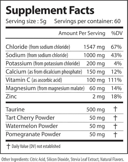 Lytes - Electrolyte Powder Daily Hydration Drink Mix - Sugar-Free, Zero Calorie Instant Formula with Trace Minerals and Antioxidants (60 Servings, Salted Tropical Cherry)