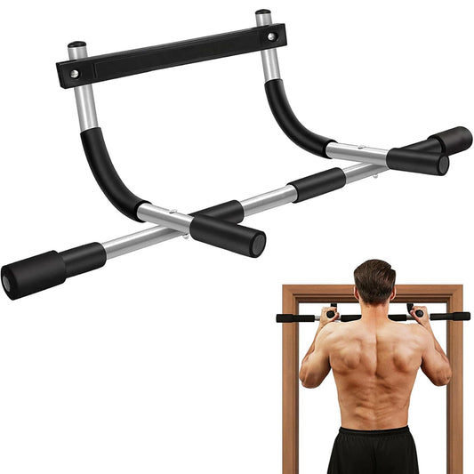 Doorway Pull Up Bar for Home Gym, Padded Grips Chin Up Bars for Door Frame, Heavy-Duty Thickened