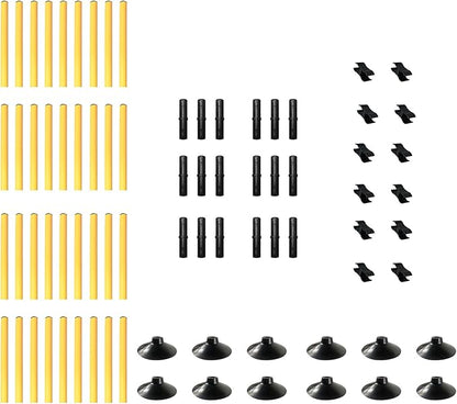 TNZMART 3.3 FT Agility Poles Adjustable Hurdles for Soccer Football Speed Training Equipment Track and Field