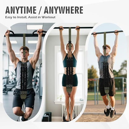 LEEKEY Resistance Bands, Exercise Bands with Handles,Pull Up Assist Bands - Bands for Working Out,Band for Men and Women Fitness Training, Physical Therapy,Home Workouts