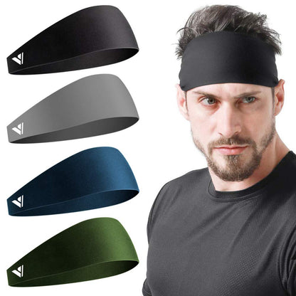 Vgogfly Running Headbands for Men Sweatbands Sports Sweat Bands Mens Workout Thin Fitness Gym Yoga