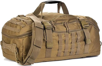 3 In 1 Tactical 45L Military Backpack Travel Duffle Bag for Weekender Gym Workout Deployment