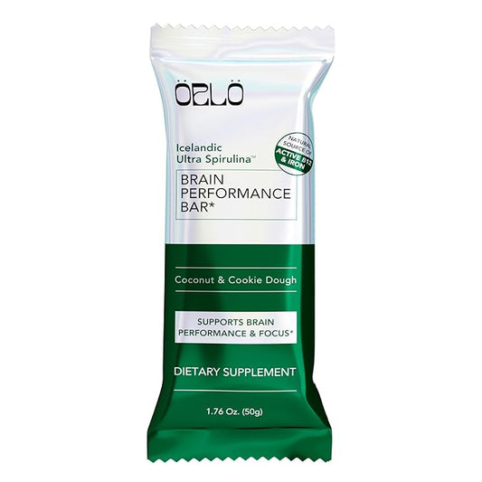ORLO BRAIN PERFORMANCE BAR ??Vegan Protein Bars for Brain & Energy Support ??Focus & Memory, Pre &