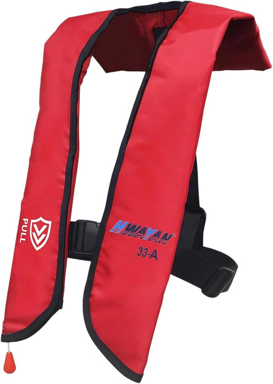 Automatic/Manual Inflatable Life Jacket| Inflatable PFD Kayak Vest Adult| Life Vest for Adults|