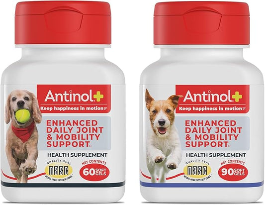 Plus, Mobility, Hip, and Joint Supplement for Dogs, Green-Lipped Mussels and Krill Oil - Dog Joint