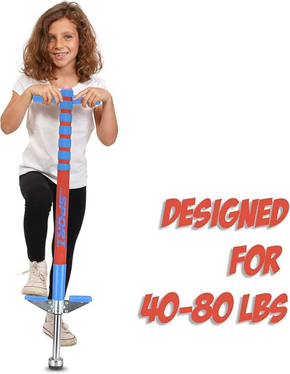 New Bounce Pogo Stick for Kids - Pogo Sticks, 40 to 80 Lbs - Sport Edition, Quality, Easy Grip, PogoStick for Hours of Wholesome Fun