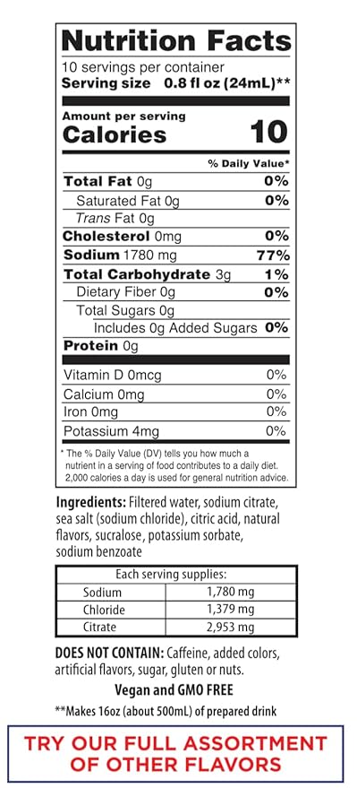 The Right Stuff electrolyte drink concentrate - 10 Pouch Box - Peach Mango